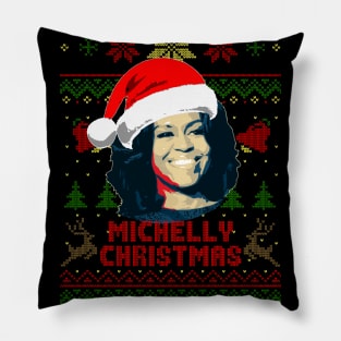 Michelle Obama Michelly Christmas Pillow