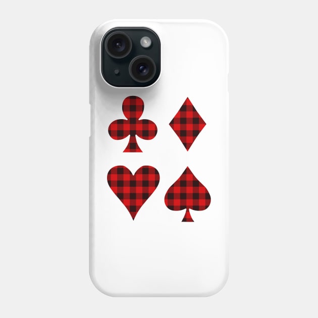 Playing Cards Suits Phone Case by DiegoCarvalho