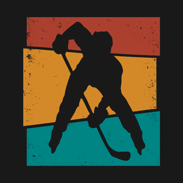 Retro Vintage Hockey by Shirtjaeger