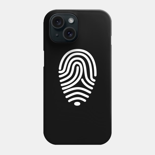 fingerprint Phone Case by sj_arts