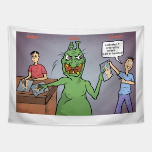 The AI monster Tapestry