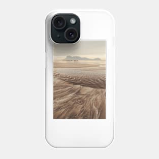 Golden light at beach in Borneo Bako national park Phone Case