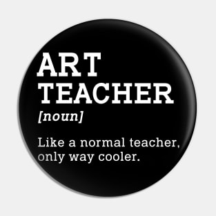 Art Teacher Back To School Gift Pin