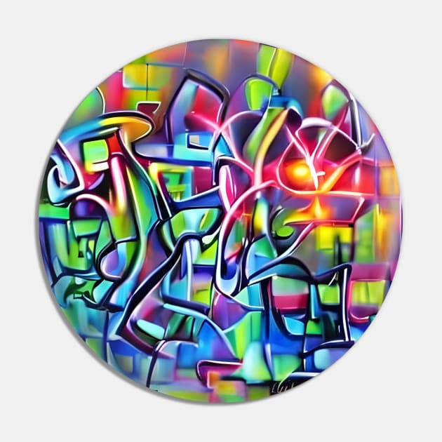 Neon Dance Pin by AlienMirror