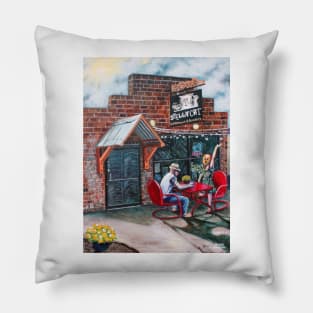 'SMELLY CAT COFFEEHOUSE' Pillow