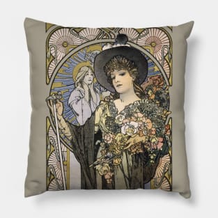 Sarah Bernhardt as Tosca Pillow