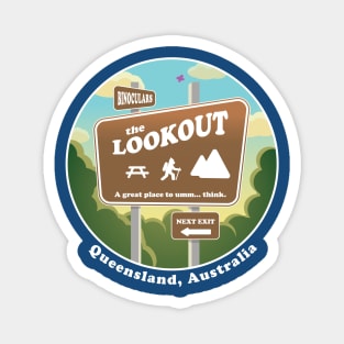 The Lookout Sign Magnet