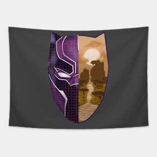 Black Panther Wakanda Landscape Tapestry