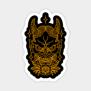 oni rose tattoo Magnet