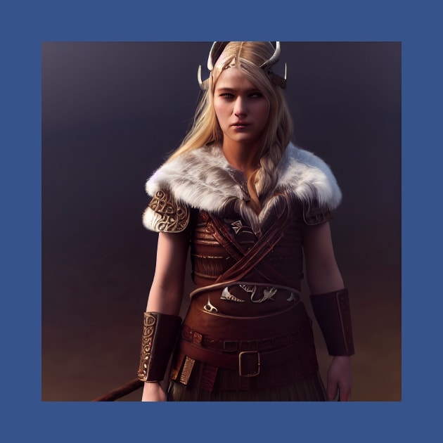 Viking Shield Maiden by Grassroots Green