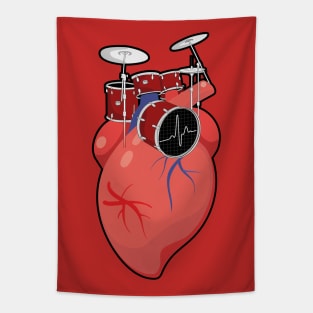 Heart beat, Drum beat Tapestry