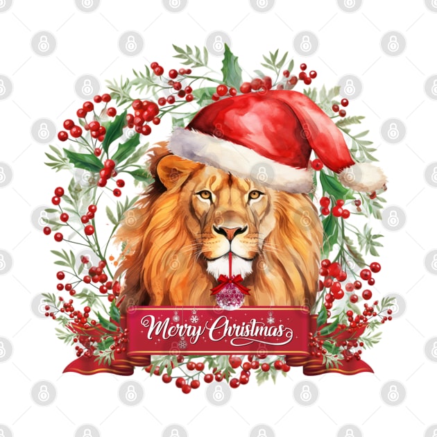 Merry Christmas Lion by ERArts