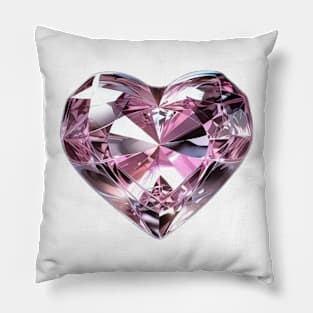 Crystal heart Pillow