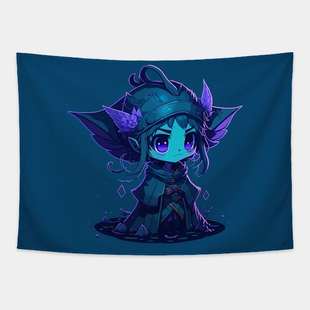 Dark Elf Mage Tapestry by SpriteGuy95