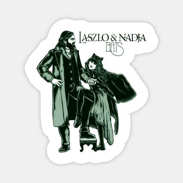 LASZLO AND NADJA BATS Magnet by CALON PRESIDEN RI