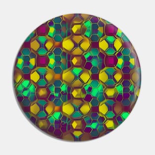 Stained Glass Pattern Pin