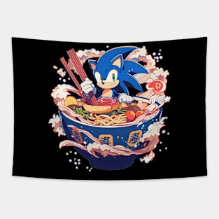 sonic in noodles Tapestry