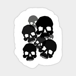 Mono skulls Magnet