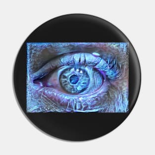 My Left Dreaming Eye Pin