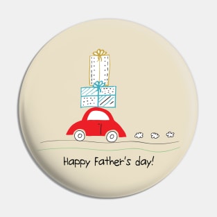 Happy Father's Day 3 Pin