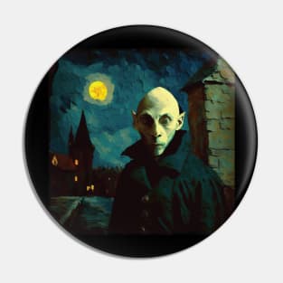 nosferatu van gogh Pin