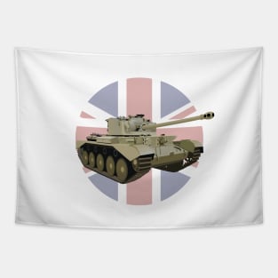 Comet WW2 British Tank Tapestry