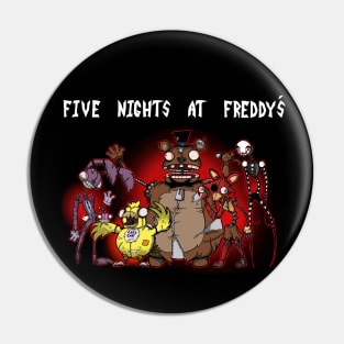 Five Nights At Freddys The gang's all here Pin