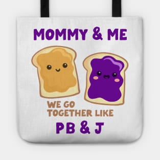 pbj mommy & me (grape) Tote