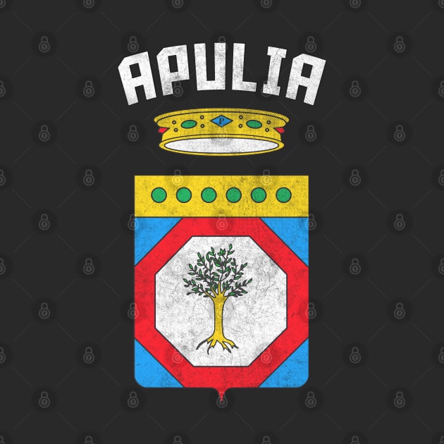 Apulia / Puglia Italy Region Coat of Arms / Vintage Style by DankFutura