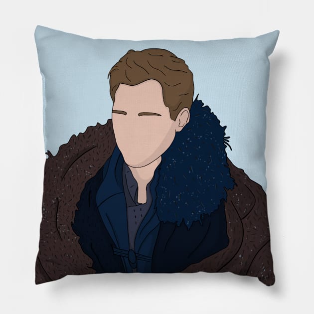 Matthias Helvar - Shadow and Bone Pillow by hereidrawagain