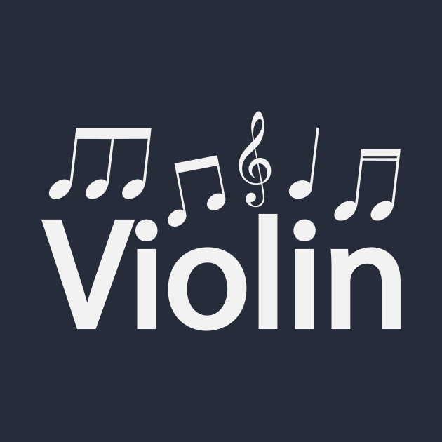 Violin artistic musical design by D1FF3R3NT