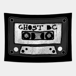 ghost bc cassette black and white Tapestry