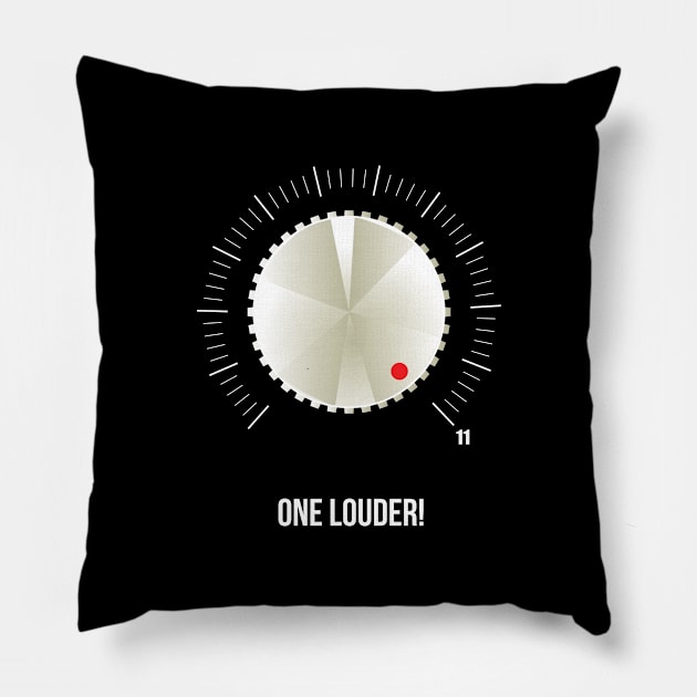 These Go One Louder Pillow by MoviePosterBoy