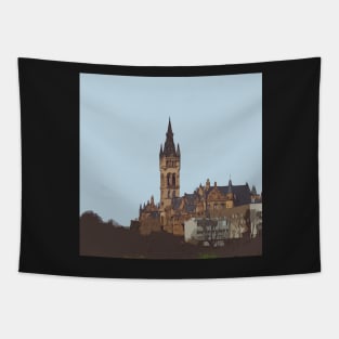 Glasgow University tower Tapestry