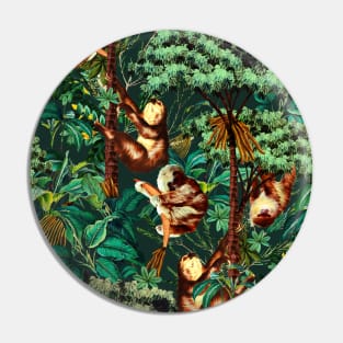 Sloths of the Rainforest Pin