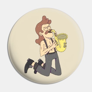 Regular Show - Sad Sax Guy Pin