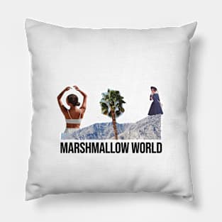 marshmallow world Pillow