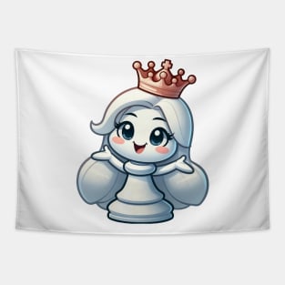 Cute Chess Queen Tapestry