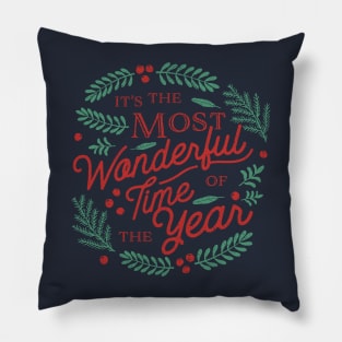 It's The Most Wonderful Time Of The Year Christmas Jumper Pillow