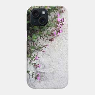 Flowers on Stone Phone Case