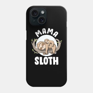 Mama Sloth Cute Pregnancy Announcement Mom to be Sloth Mama Phone Case