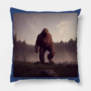 Sasquatch in Nature Pillow