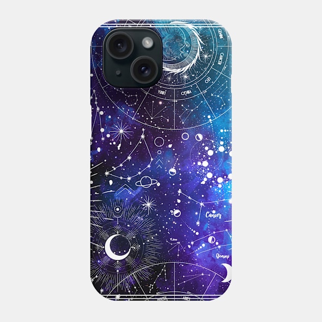 Constellations Phone Case by ElenaDanilo