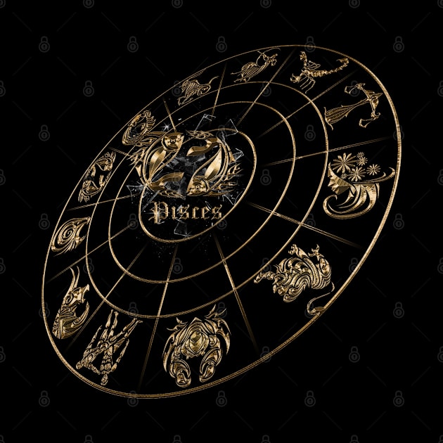 NEW Pisces 3D zodiac 12 in 1 gold edition by INDONESIA68