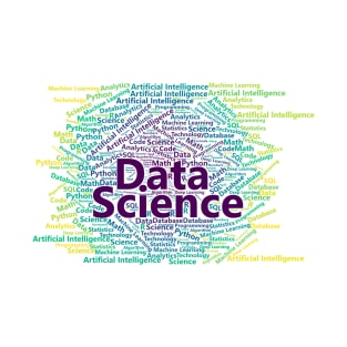 Data Science Word Cloud | Viridis Palette T-Shirt