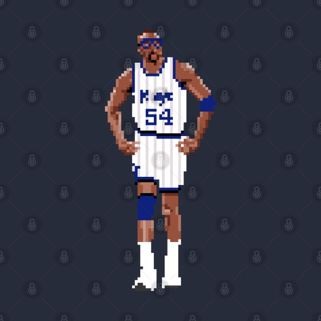 Horace Grant Pixel Walk by qiangdade