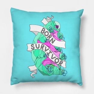 Born Survivor Tardigrade Pillow