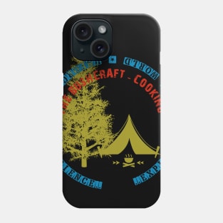 bushcraft cooking outdoor camping Phone Case