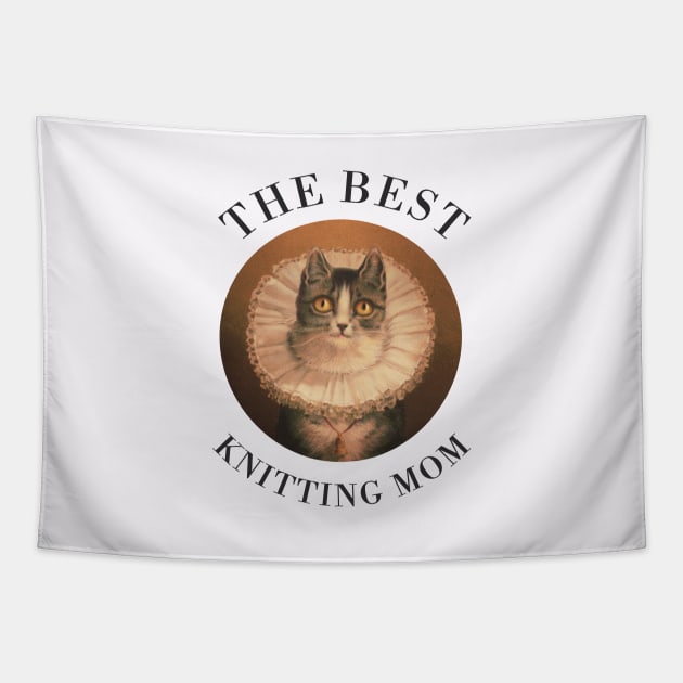 THE BEST MOM IN THE WORLD, CAT. THE BEST MOM EVER FINE ART VINTAGE STYLE OLD TIMES. Tapestry by the619hub
