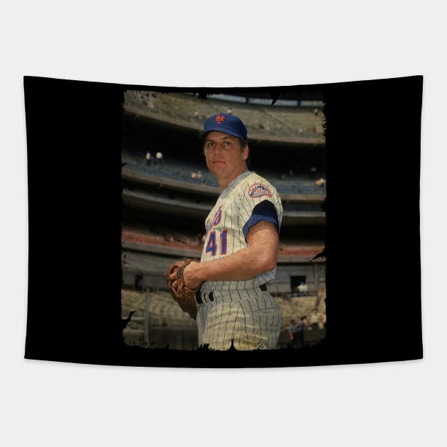 Tom Seaver in New York Mets Tapestry by SOEKAMPTI